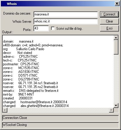 Client Whois in Visual Basic